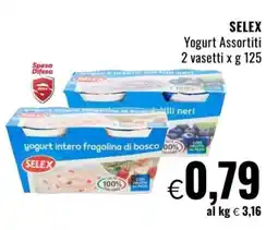 Famila SELEX yogurt assortiti offerta