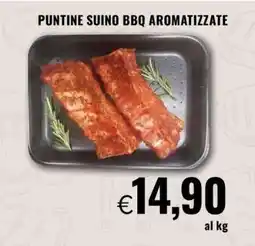 Famila PUNTINE SUINO BBQ AROMATIZZATE offerta