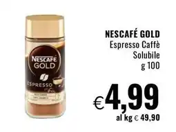 Famila NESCAFÉ GOLD Espresso Caffè Solubile offerta