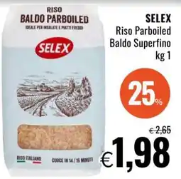 Famila SELEX Riso Parboiled Baldo Superfino offerta