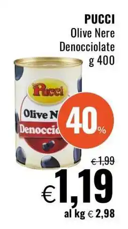 Famila PUCCI Olive Nere Denocciolate offerta