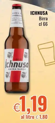 Famila ICHNUSA Birra cl 66 offerta