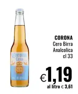 Famila CORONA CERO BIRRA ANALCOLICA offerta