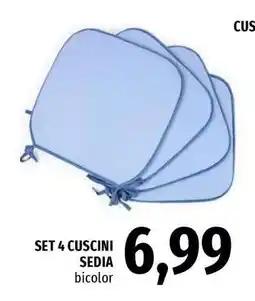 Famila SET 4 CUSCINI SEDIA offerta
