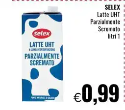 Famila SELEX Latte UHT Parzialmente Scremato offerta
