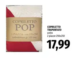 Famila COPRILETTO TRAPUNTATO offerta