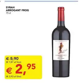 Esselunga SYRAH ARROGANT FROG offerta