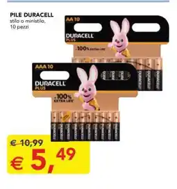 Esselunga PILE DURACELL offerta