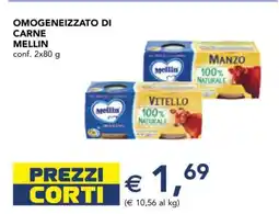 Esselunga OMOGENEIZZATO DI CARNE MELLIN offerta