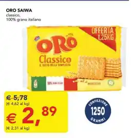 Esselunga Oro Saiwa offerta
