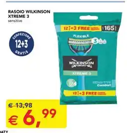 Esselunga RASOIO WILKINSON XTREME 3 offerta