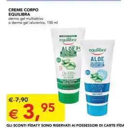 Esselunga CREME CORPO EQUILIBRA offerta