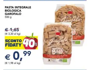 Esselunga PASTA INTEGRALE BIOLOGICA GAROFALO offerta