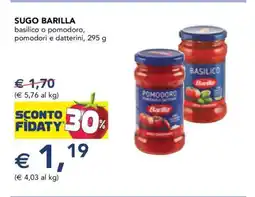 Esselunga Sugo Barilla offerta