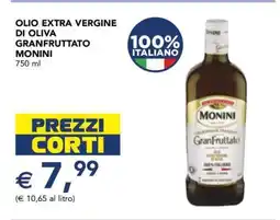 Esselunga Olio Extra Vergine di Oliva GranFruttato Monini offerta