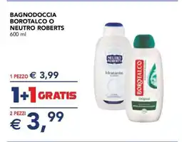 Esselunga Bagnodoccia Borotalco o Neutro Roberts offerta