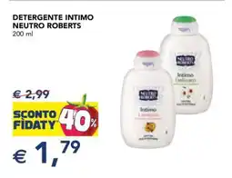 Esselunga DETERGENTE INTIMO NEUTRO ROBERTS offerta