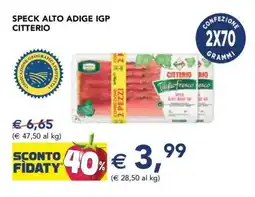 Esselunga SPECK ALTO ADIGE IGP CITTERIO offerta