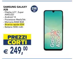 Esselunga Samsung Galaxy A26 offerta