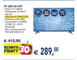 Esselunga TV LED LG UT7 offerta
