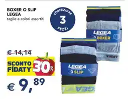 Esselunga BOXER O SLIP LEGEA offerta