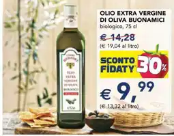 Esselunga OLIO EXTRA VERGINE DI OLIVA BUONAMICI offerta