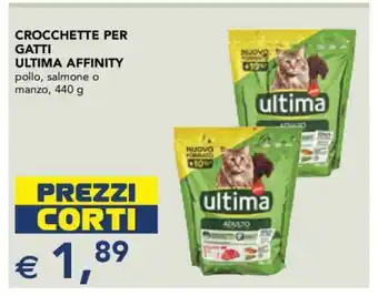 Esselunga CROCCHETTE PER GATTI ULTIMA AFFINITY offerta