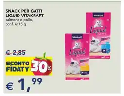 Esselunga Snack per Gatti Liquid Vitakraft offerta