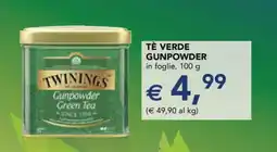 Esselunga TÈ VERDE GUNPOWDER offerta