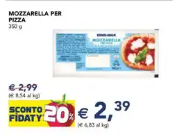 Esselunga Mozzarella per pizza offerta