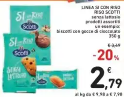 Linea si con riso riso scotti senza lattosio prodotti assortiti