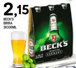 Al Discount Beck's birra offerta