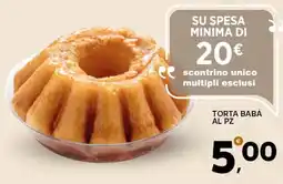 Extra Supermercati Torta baba offerta