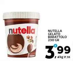 Extra Supermercati Nutella gelato barattolo offerta
