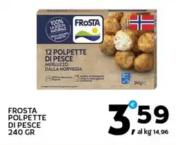 Extra Supermercati Frosta polpette di pesce offerta