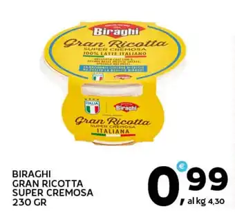 Extra Supermercati Biraghi gran ricotta super cremosa offerta
