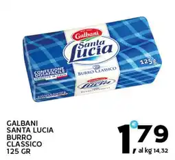 Extra Supermercati Galbani santa lucia burro classico offerta