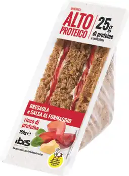 MD Discount TRAMEZZINO PROTEICO CON BRESAOLA E SALSA AL F offerta