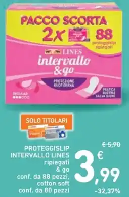 Spazio Conad Profeggislip intervallo lines ripiegati & go offerta