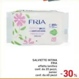 Spazio Conad Salviette intima fria effetto lenitivo conf. da 20 pezzi, offerta