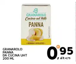 Extra Supermercati Granarolo panna da cucina uht offerta