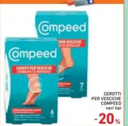 Cerotti per vesciche compeed vari tipi