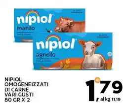 Extra Supermercati Nipiol omogeneizzati di carne vari gusti offerta