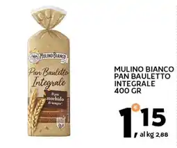 Extra Supermercati Mulino bianco pan bauletto integrale offerta