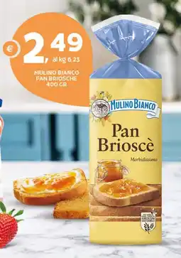 Extra Supermercati Mulino bianco pan briosche offerta