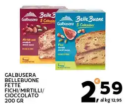 Galbusera bellebuone fette fichi/mirtilli/ cioccolato
