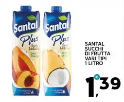 Extra Supermercati Santal succhi di frutta vari tipi offerta