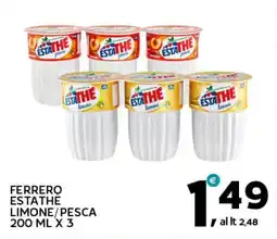 Extra Supermercati Ferrero estathe limone/pesca offerta