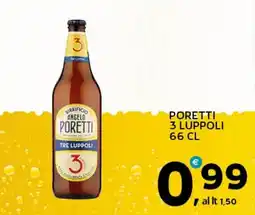 Extra Supermercati Poretti 3 luppoli offerta