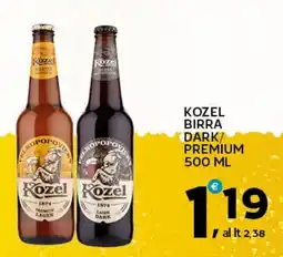 Extra Supermercati Kozel birra dark/ premium offerta